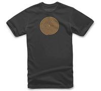 camiseta alpinestars oscar spiral negro / amarillo M