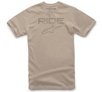camiseta alpinestars ride 2.0 camo beige S