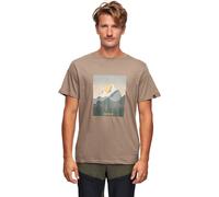 Camiseta Alpinus Active Numbur Hombre Suave Ligero Desecadorápido Beis
