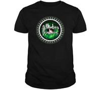 Camiseta andaluza de música rock Medina Azahara abre la puerta, color negro, Negro, M