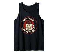 Camiseta Angry Artist Burnout Humor Creative Rage Art Block Camiseta sin Mangas