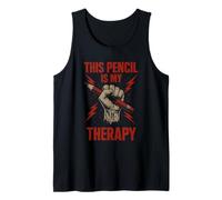 Camiseta Angry Artist Burnout Humor Creative Rage Art Block Camiseta sin Mangas
