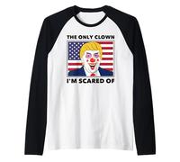 Camiseta Anti Trump: Resistir y acusar al Presidente para Halloween Camiseta Manga Raglan