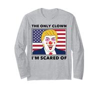 Camiseta Anti Trump: Resistir y acusar al Presidente para Halloween Manga Larga