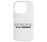 Camiseta antibullying estilo cómic Kindness is my Superpower Carcasa para iPhone 14 Pro