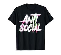 Camiseta antisocial Introvertido I Hate People Club Antisocial EDM Camiseta