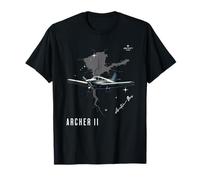 Camiseta Archer II: A Classic Trainer's Journey en maqueta de avión Camiseta