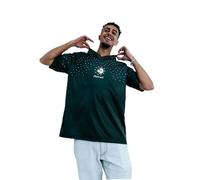 Camiseta Argelia Retro o Rosa Tahia Djazair para Ganar la Can con El poema IBN Badis en la parte posterior Colección Bandera DZ 123 Viva l'algerie, verde, XL