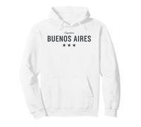 Camiseta Argentina Buenos Aires Soccer Fan 2026 Tres Estrellas Sudadera con Capucha