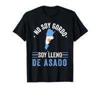 Camiseta Argentina con bandera del Orgullo Argentino Asado Comida Camiseta