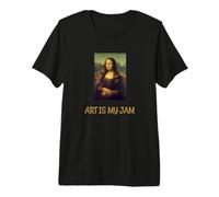 Camiseta Art Is My Jam Mona Lisa Camiseta Premium