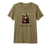 Camiseta Art Is My Jam Mona Lisa Camiseta Premium