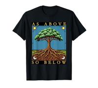Camiseta As Above So Below Tree of Life, Estilo Tarot gótico Camiseta