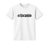 Camiseta #Ascanio Hashtag para Mujer y Hombre en Blanco y Negro