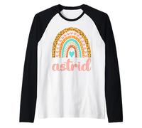 Camiseta Astrid con Nombre Astrid para Regalo de cumpleaños Camiseta Manga Raglan