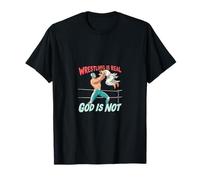 Camiseta Ateo Lucha Libre Humor Camiseta