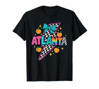 Camiseta Atlanta Peach a cuadros Lightning Rainbow Pride Camiseta
