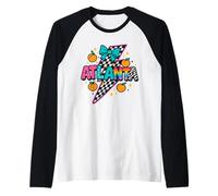 Camiseta Atlanta Peach a cuadros Lightning Rainbow Pride Camiseta Manga Raglan