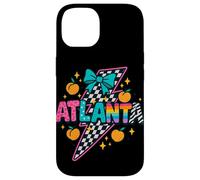 Camiseta Atlanta Peach a cuadros Lightning Rainbow Pride Carcasa para iPhone 14