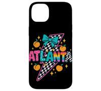 Camiseta Atlanta Peach a cuadros Lightning Rainbow Pride Carcasa para iPhone 14 Plus