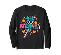 Camiseta Atlanta Peach a cuadros Lightning Rainbow Pride Manga Larga