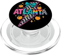 Camiseta Atlanta Peach a cuadros Lightning Rainbow Pride PopSockets PopGrip para MagSafe