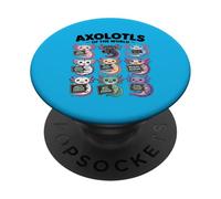 Camiseta Axolotls of The World - Kawaii Axolotl Educational PopSockets PopGrip Adhesivo