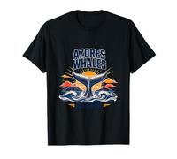 Camiseta Azores Whale Fluke Warm Sunset Travel Palette Camiseta