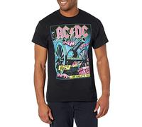 Camiseta Azul líquido AC/DC TNT Blacklight We Salute You - Negro - XX-Large