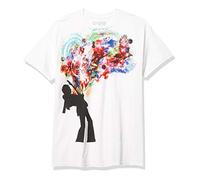 Camiseta Azul líquido Jimi Hendrix Soul Explosion - Blanco - Large
