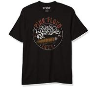 Camiseta Azul líquido Rosa Floyd Salsa Tren Tiene un cigarro 1975 - Negro - Medium