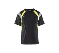 Camiseta azul marino/amarillo M