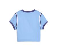 Camiseta baby tee estampada FUTURE.PUMA.ARCHIVE para mujer, Ropa, Azul, L L