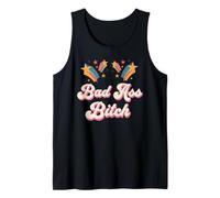 Camiseta Bad Assed para Mujer, Bad Ass Bitch, Retro, Impresionante y ruda Camiseta sin Mangas