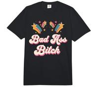 Camiseta Bad Assed para Mujer, Bad Ass Bitch, Retro, Impresionante y ruda Comfort Colors Adult Heavyweight T-Shirt
