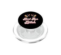 Camiseta Bad Assed para Mujer, Bad Ass Bitch, Retro, Impresionante y ruda PopSockets PopGrip para MagSafe