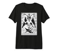 Camiseta Baphomet | Camiseta Satanic Dark Art Evil 666 Camiseta Premium