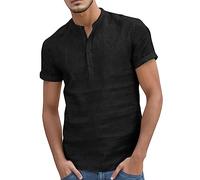 Camiseta Básica De Manga Corta para Hombre Camiseta Camisera De Manga Corta para Hombre Tejido Elástico Ligeramente Ajustada Deportiva Vacaciones Corte Slim Y Regular Verano Casual