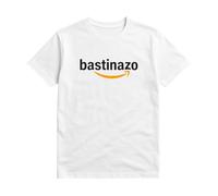 Camiseta Bastinazo Carnaval de Cádiz, Divertida, Blanca, Tallas S a 3XL (FR/ES, Letras, 3XL, Regular, Regular)