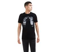 Camiseta Batman Dark Knight de DC Comics para Hombre, Negra, Talla L, Reino Unido