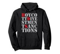 Camiseta BDS Protest - Camiseta Boicot Desinversión y Sanciones Sudadera con Capucha