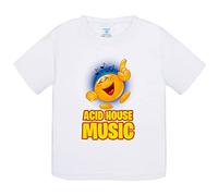 Camiseta bebé Acid House Music - Blanco, 2 años