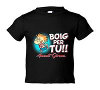 Camiseta bebé Boig per tu amunt Girona - Negro, 2 años
