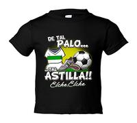 Camiseta bebé de tal palo tal astilla de Elche para aficionado al fútbol - Negro, 1 año