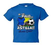 Camiseta bebé de tal palo tal astilla de Getafe para aficionado al fútbol - Azul Royal, 1 año