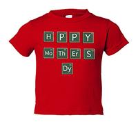 Camiseta bebé Happy Mother s Day Día de la Madre - Rojo, 1 año