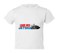 Camiseta bebé I Love My Jetski Jet Ski - Blanco, 1 año