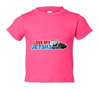 Camiseta bebé I Love My Jetski Jet Ski - Rosa, 2 años