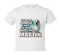 Camiseta bebé I love my Mastín del Pirineo raza perro - Blanco, 2 años