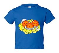 Camiseta bebé ilustración frase soy tu deseo cumplido regalo para enamorados y padres recién nacido - Azul Royal, 1 año